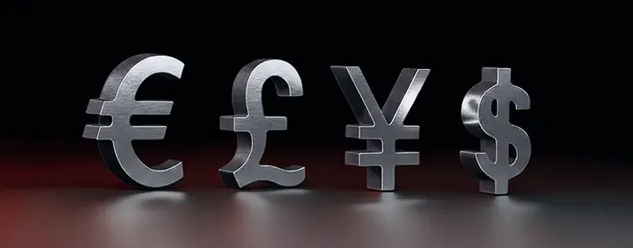 Currency banknotes representing forex CFD trading on NEOMAAA